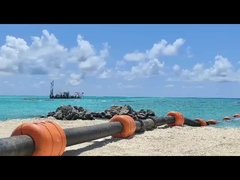 DN315 HDPE-pijpvloeistoffen met PE-hull en hoogdichte PU-schuimvuller binnenin