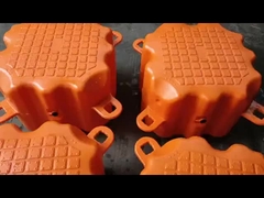 Blauwe PE-pontoonblokjes voor verschillende combinaties chemisch en corrosiebestendig