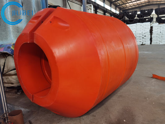 Oranje het Uitbaggeren van Marine Pontons Pipe Floats Buoys Pijpleiding Ondersteunend Duim 4-6