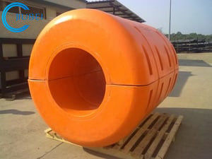 UHMWPE-het Uitbaggeren het Drijfvermogen de Hoge Hdpe van Pijpvlotters Kraag van de de Slangvlotter van Floaters