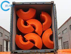 UHMWPE-het Uitbaggeren het Drijfvermogen de Hoge Hdpe van Pijpvlotters Kraag van de de Slangvlotter van Floaters