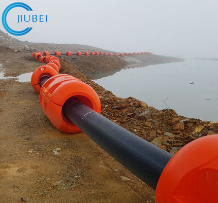 12inch Hdpe het Pijpdok drijft de Dunne modderoverzees van het Lossingszand Uitbaggerend Hoog Drijfvermogen