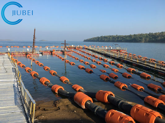Het polyethyleenponton drijft Slijtvaste HDPE de Boeimarine van Pijp Uitbaggerende Buizen