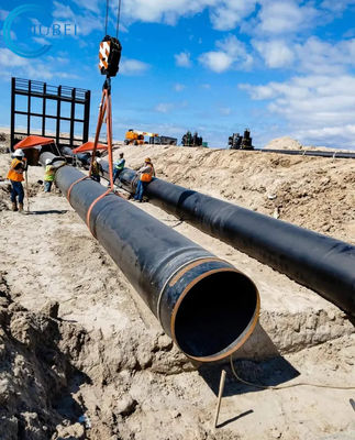 Het uitbaggeren van Mijnbouwuhmwpe Pijp voor Zandmodder die ultra Slijtvaste Plastic Buis uitbaggeren