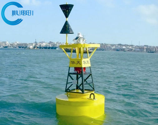 Polyethyleenschuim Gevulde Boeien die Marine Cardinal Mark Buoy Navigation Gesloten Cel vastleggen