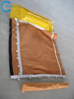 Van de de Boombarrière van het afval Drijvende Puin de Olie Absorberende Geweven Geotextile Marine Silt Curtain For Dredging