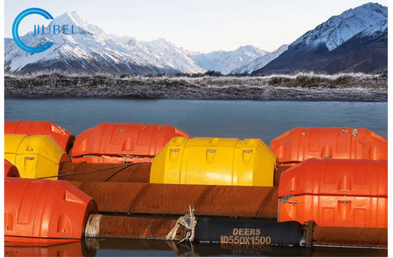 Hoge Cilindertype van de Lagercapaciteit HDPE Pijp Floater voor het Overzeese/Rivier/Meer Uitbaggeren