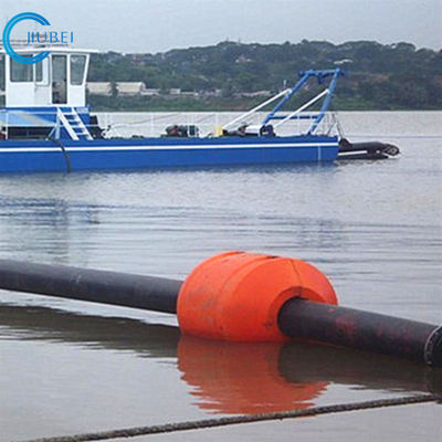Schimmel / zand / slijm Plastic Dredging Pipe Dredging Pipe Floats With Foam Filled