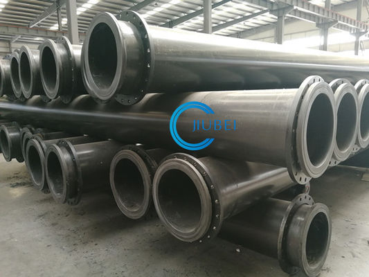 Extruderend UHMWPE-buis met stalen flenzen glad oppervlak en werkdruk van 0,25-2,5 MPa