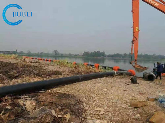 Zwarte UHMWPE-baggerbuis voor maritieme en mijnbouwtoepassingen