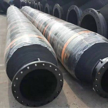 Zwart rubber zelf drijvende droogslang slijtage bestand Temperatuurbereik -30C-80C
