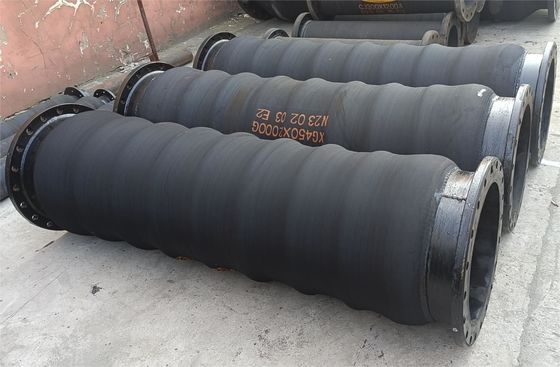 1 inch 8 inch rubberen zuigbuis voor zand / slijm / pulp drogen loslaten
