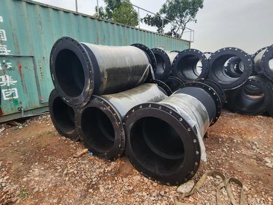 Zwarte zuigbuis van natuurlijk rubber voor zware toepassingen