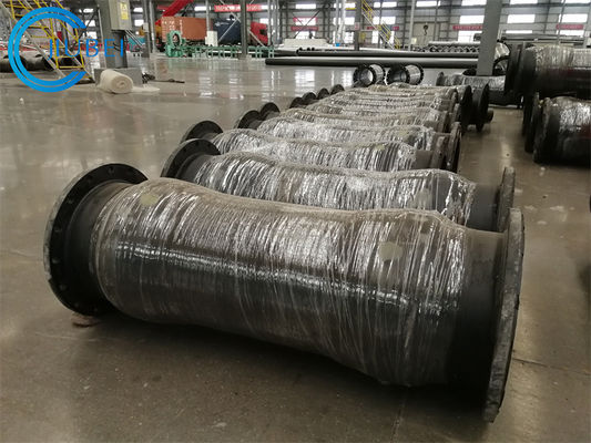 Zwarte zuigbuis van natuurlijk rubber voor zware toepassingen