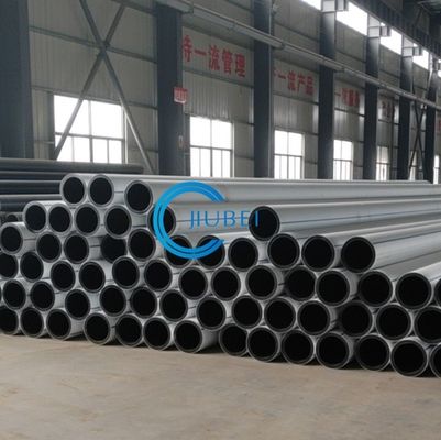 Watervoorziening Dredging HDPE-pijp met staalflangen in wit zwart co Extrudeerd