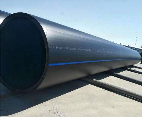 Schokbestendigheid HDPE-dredgerbuis met las- / stalen flenzen