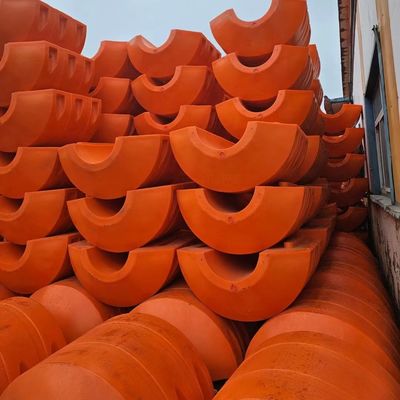 Geel / Oranje Polyethyleen Floater Met Noten En Wasmachines Connectie