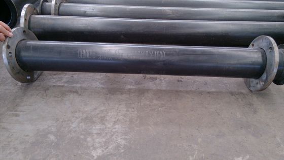 DN500 HDPE-pijpleiding met witte en blauwe strepen voor baggeren