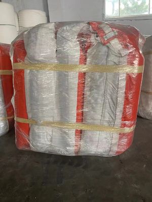 Vlamvertragend slibgordijn met PVC / rubber toebehoren