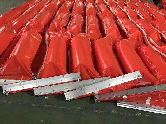 20 m slibbarrière met 25% verlenging voor sedimentbestrijding