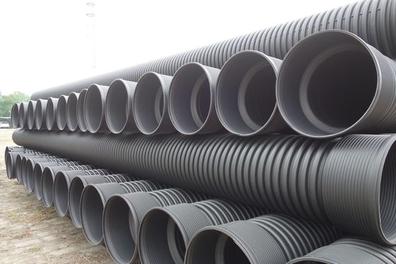 DN200-800mm Dredging HDPE-pijp Dubbelwand gegolfde bellows voor waterdrenage