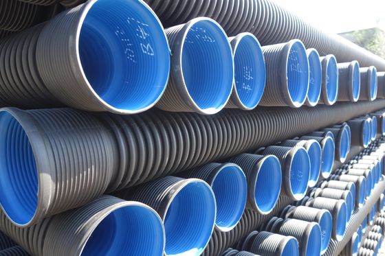 DN200-800mm Dredging HDPE-pijp Dubbelwand gegolfde bellows voor waterdrenage