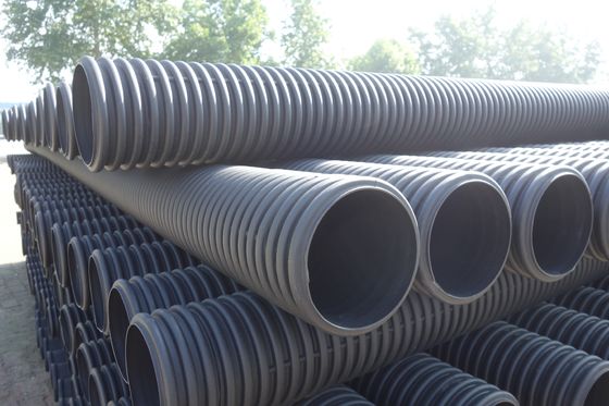 DN200-800mm Dredging HDPE-pijp Dubbelwand gegolfde bellows voor waterdrenage