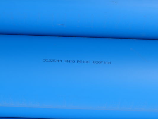 Versletenheidsbestendige blauwe versletenheidsbestendige UHMWPE-pijp voor slijmstoffen