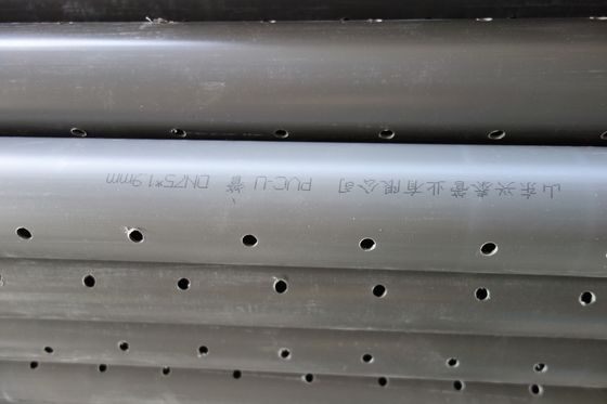 Hoogdruk UPVC geperforeerd 2 inch 4 inch PVC druppelrijspijp Prijzen
