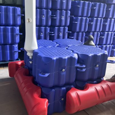 Blauw PE-pontoonblokjes chemisch en corrosiebestendig