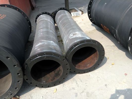 3000 PSI Gepantserde rubber ontladingsslang materialen Barstdruk van 12000 PSI
