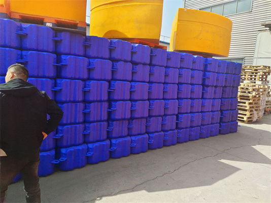 Oranje HDPE-buisvlotter voor milieu-oplossingen voor het verwijderen van sedimenten bij baggerwerk